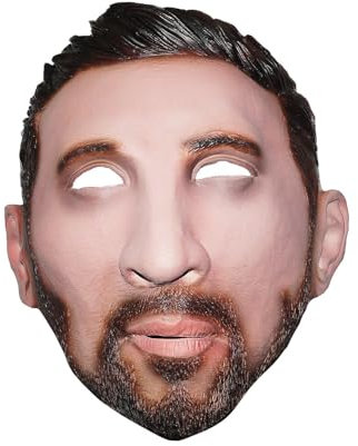 Maskworld Lionel Messi Maske aus Latex - Fußball-Fan-Accessoire für Public Viewing und Motto-Party