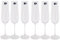 CALLE DEL REGALO Copas de champagne de cristal de Bohemia - Copas de cristal de Bohemia - 200 ml - Diseño elegante y sofisticado - Set de 6 copas de champagne (6)