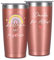 Livole Geschenk Kollegin Weihnachten, Dankeschön Geschenke Kollegen, Kollegin mit Herz & Seele, Danke für Alles Becher, Weihnachtsgeschenke für Kollegen Jobwechsel, 600ml Vakuum Thermo Trinkbecher