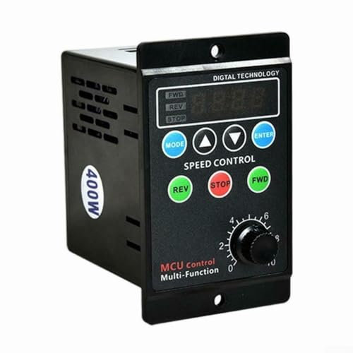 Regulador multifuncional del motor, pantalla digital del interruptor del regulador de velocidad de la CA 220V,