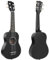 Ukulele Ukulele Tenor 21 Zoll Ukulele Anfänger Ukulele Regenbogen Saiten Set Mit Gurt Stoff Stimmgerät Tasche Picks(Black)