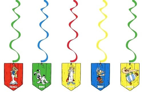 Chaks Asterix 12814-AX, Set mit 5 Swirls, 60 cm