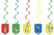 Chaks Asterix 12814-AX, Set mit 5 Swirls, 60 cm