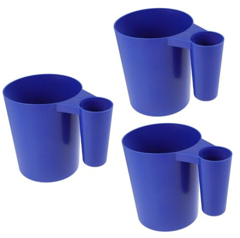 Yardwe 3 Stück Werkzeuge Zur Poolreinigung Schaufel Mit Griff Pools Sauberen Löffel Flüssig Poolelektrik Zum Reinigen des Pools Pool-reinigungsset Skimmer-poolschaufeln Blue Plastik
