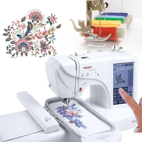 Automatische Nähmaschine Mit 4 X 9,2 Zoll Stickbereich Und Lcd-Touchscreen, Elektrische Stickmaschine, Diy-Stickwerkzeug, Zum Sticken Auf 3d-Kappen, Flachen Sachen, T-Shirts Und Mehr