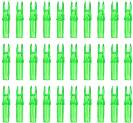 PATIKIL Archery Arrows Nocks 6.2mm, Plastic Insert Arrow Nock Replacement Arrow Tails for Shooting Compound Recurve