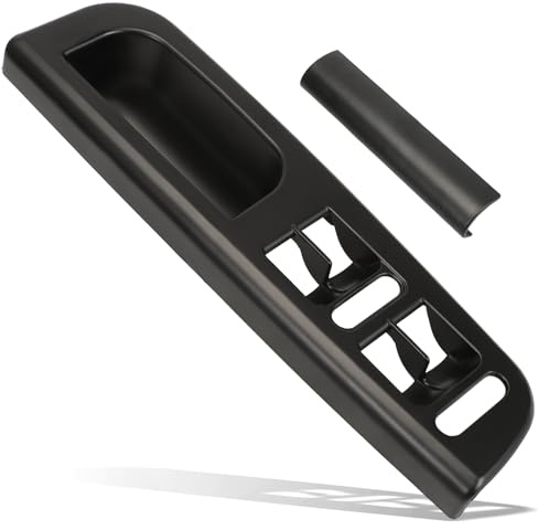 GRACEGALAXY Couverture de Poignée de Porte Intérieure Avant Gauche pour Jetta Bora Golf 4 MK4 Façade de Commutateur de Fenêtre