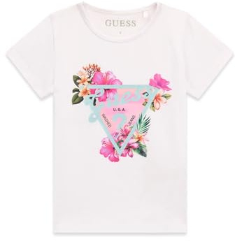 GUESS T-Shirt für Mädchen Weiß