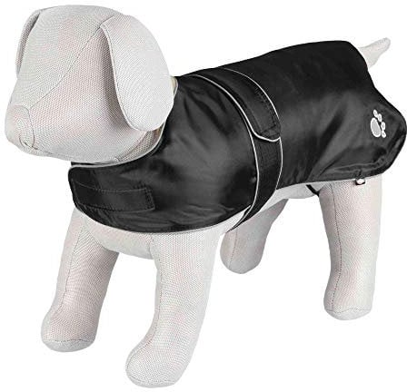 TRIXIE wasserabweisender Hundemantel Mantel Orléans, XS: 25 cm, schwarz - 30511