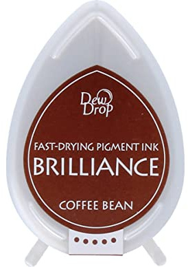 Tsukineko Brilliance Dew Drop Stempelkissen – Pearl Coffee Bean