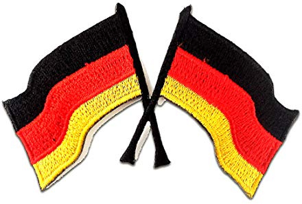 Catch the Patch Racing Flagge Fahne - (Größe: 9,8 x 7,2 cm) Aufnäher, Bügelbilder, Aufbügler, Applikationen, Patches, Sticker zum Aufbügeln oder Aufnähen – für Kleidung, Taschen, Jacken