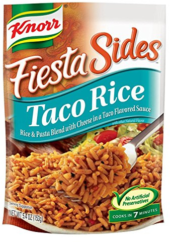 Knorr Fiesta Seiten: Taco Reis, 4 Stück, 147 ml