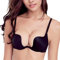 Nature Damen Deep U Multiway Plunge Bra Push-Up BH Unterwäsche - (Black 75B)
