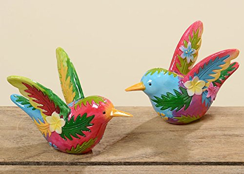 Unbekannt Vogel Namik 2er-Set 10 cm (556890) NEU Gartenfigur Dekovogel Gartendeko