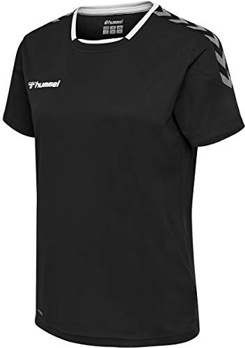 hummel Damen hmlAUTHENTIC Poly Jersey Woman , BLACK/WHITE, M