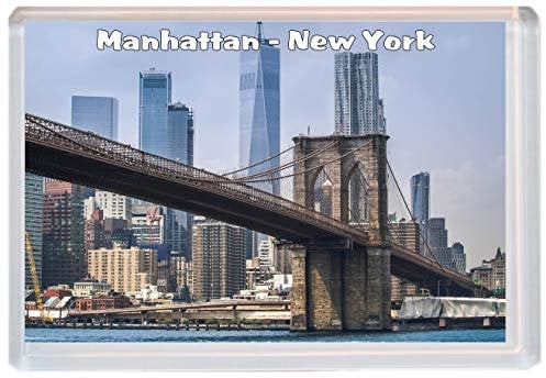 Manhattan - New York - USA - Fridge Magnet 96 x 67 mm JUMBO SIZE BBSM1556