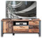 Stella Trading CARDIFF Vintage TV-Board in Used Style Optik (dark) - ausdrucksstarkes Retro Low-Board für Ihr Wohnzimmer - 154 x 62 x 50 cm (B/H/T)