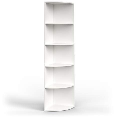 Vicco Scaffale angolare Ecki, Bianco, 40 x 180 cm