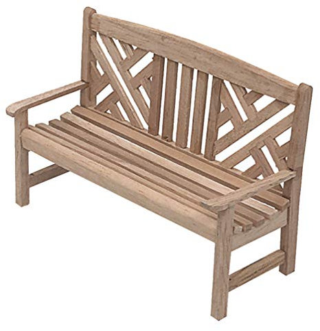 TOYANDONA 1/12 Scale Miniature Bench Wooden Retro Wood Bench for Dollhouse Fairy Garden Bonsai Decorations Dollhouse Benches Accessories for Home Office Desktop Micro Landscape Decorations