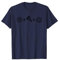 Badminton macht glücklich Spaß Geschenk Badminton Spieler-in T-Shirt