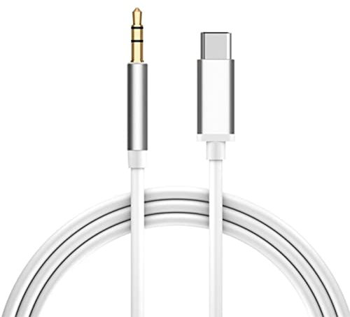 YCTech Aux to USB C in Car, USB C to Aux Cable for Samsung Galaxy S25 S24 S23 S22 S21 S20 Ultra FE, iPhone 16 15 Pro Max Plus 16e, USC C to 3.5mm Jack Audio Cable for Headphones/Car Stereo/Speaker
