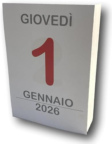 Calendario da Muro a Strappo 2026, Giornaliero 365 Giorni, A6 10x15 cm, Alta Qualità 80g, Montabile a Parete o Scrivania
