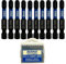 10 x Rennie Tools 50mm Long PH3 Impact Screwdriver Driver Bits Set. Magnetic Phillips No.3 Heavy Duty Impact Driver Bit Set. Long PH3 Bits. Hex Shank. Cross Head
