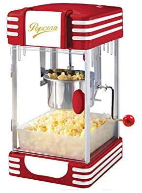 Machine à Pop-Corn, Machine à Pop-Corn, Pop-Corn à air Chaud 1200 W, sain et sans Graisse, Fonctionnement à Un Bouton et Facile à Nettoyer, délicieuse collation sans Graisse