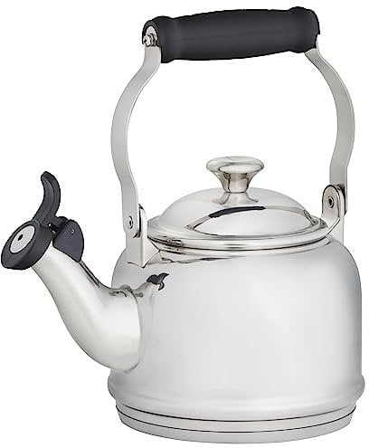 Le Creuset Demi Théière en acier inoxydable avec finitions métalliques 1,7 l