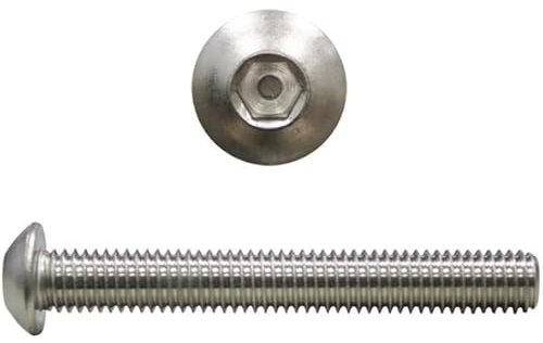 Linsenkopfschrauben ISO7380 M5x16 Edelstahl V2A 100 Stk.