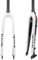 HIMALO Fibra di Carbonio Forcella Rigida MTB 26/27.5/29 Disc Brake Forcella Mountain Bike 1-1/2 Conica Forcella Anteriore Bicicletta QR 9mm (Color : White, Size : 26'')