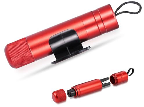 Fentar Rompi Vetro per Auto, 2 in 1 Taglia Cinture di Sicurezza e Rompivetro, Potente Molla Meccanica Martello Emergenza Auto, Kit Emergenza Auto, Rompivetro Auto e Taglia Cintura Molla Meccanica