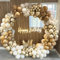 Set Arco Di Palloncini Marrone - 167 pezzi Palloncini Bianchi, Beige e Marroni, Kit Arco Palloncini per baby shower, compleanno, matrimonio, battesimo bimbo