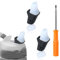 NQEUEPN 2er-Pack Wasserflaschen-Ausgießer-Ersatzteile, Silikon Ausgießer-Deckel-Ersatz für Contigo Aubrey Kinder-Wasserflasche 413,98 ml und 591,4 ml (Flasche Nicht im Lieferumfang enthalten)