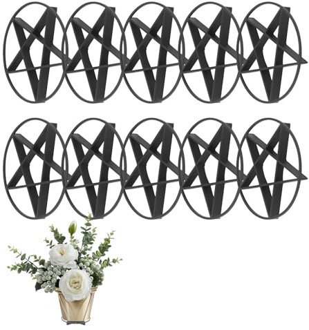 Beowanzk 10 Pack Plant Stand, Plant Pot Stand, Plant Pot Feet, Elevate and Protects Plant Root Health, Good Drainage Performance, Indoor and Outdoor Use (small)