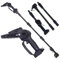 Chainsaw Cordless 6 Inch Electric Chain Saw with 2 Batteries 21V - Battery Powered Set for High Tree Branches - Detachable Telescopic Pole - Garden and Courtyard Tool - 2000mAh 1.8m
