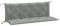 vidaXL Gartenbank-Auflagen 2 STK. Melange Hellgrau 150x50x7 cm Stoff
