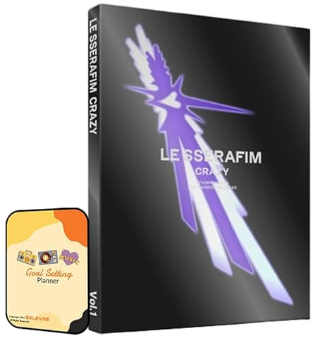 LE SSERAFIM Album - Crazy A Ver. (Standard ver.)+Pre Order Benefits+BolsVos Exclusive K-POP Giveaways Package