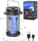 MOOKLIN ROAM 3200V Lámpara Antimosquitos Electrico Recargable, 2600mAh UV Mata Insectos Eléctrico Atrapa Moscas con Luz LED 2 en 1, Asesino de Mosquitos Portátil para Camping Jardín Exterior Interior
