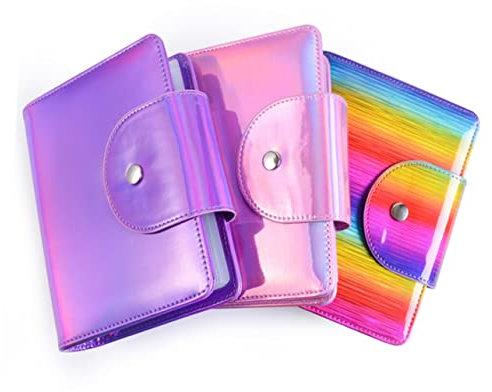 Gogogmee Estuche Para Plantillas De Impresión De Uñas Bolsa De Almacenamiento Cuadrada Para Uñas Paquete De 20 Tarjetas Con Botón