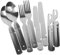 normani 4 oder 8-teiliges Bundeswehr Edelstahl BESTECK CAMPINGBESTECK Essbesteck wie Original Farbe Stahl/Silber-2er-Pack
