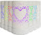 Puddle of Wax - 18cm LED 7 Colour Changing Electric Wax Burner for Wax Melts & Essential Oils - Stylish Heart Design - Metal Case & Glass Dish - UK Plug - Available in Black or White (White)