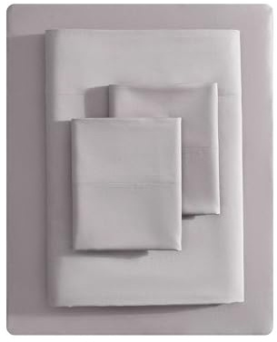 Vera Wang - King Sheet Set, Luxury Sateen Cotton Bedding, 800 Thread Count, Soft & Smooth Home Decor (Plum, King)