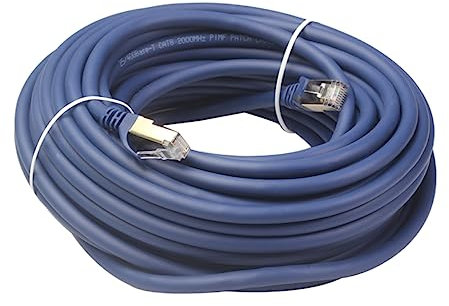 Yardenfun Ethernet Cable Ultra Wire for Gigabit Lan Blue Transmission Compatible with Routers Servers and More