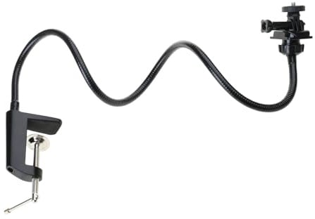 Webcam-Ständer, verbesserte Schreibtisch-Backenklemme mit flexiblem Schwanenhals-Ständer für Webcam C925e, C922x, C922, C930e, C930, Kamerahalterung mit Tischbacke