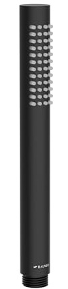 Balneo Duschkopf – Handbrause Duschkopf Aus Edelstahl AISI 304 – Schlank & modern – Universalanschluss 1/2 – Wassersparend – Dusche Für Wellness im Badezimmer – Schwarz – Cascade Modell 1