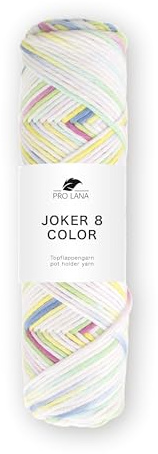 Pro Lana Joker 8 COLOR, 100% Baumwolle, 50g/85m Lauflänge, Topflappengarn, NS3,5-4,5 (538)