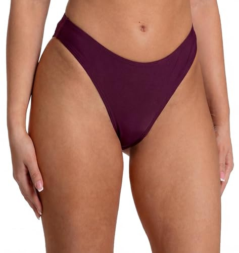 Aquarti Damen Bikinihose Thong Bottom Tanga Hohe Taille | Aquarti Damen Bikini Unterteil