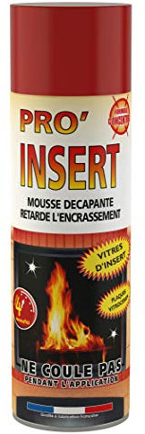 Pro Insert - Super Nettoyant - Vitres inserts de cheminées et plaques vitrocéramiques - 500ml (x1)