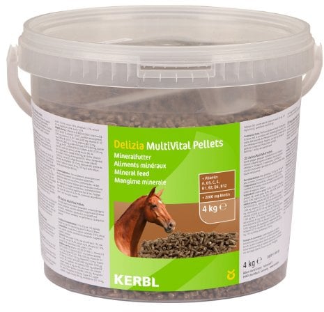 Kerbl MultiVital Pellets Mineralfutter, 1er Pack (1 x 4 kg)